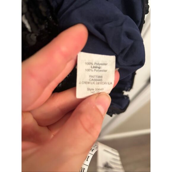 Broadway & Broome Womens skirt sequin size 0 blue sexy going out - Picture 5 of 5